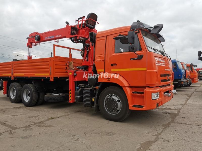 Бортовой Камаз 65115 Е-5 с КМУ Kanglim 1256