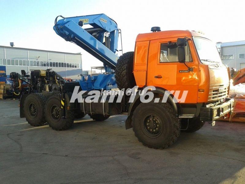 Тягач КАМАЗ 44108 с гидроманипулятором  ИНМАН ИМ 150 (без электроники)